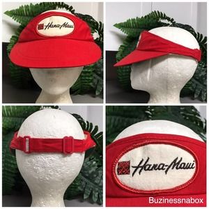 Vtg Hana-Maui Visor Hat Hawaii